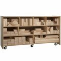 Whitney Brothers WB0520 Children's Large Wood Storage Cart - 48'' x 14'' x 25 1/4'' 9460520